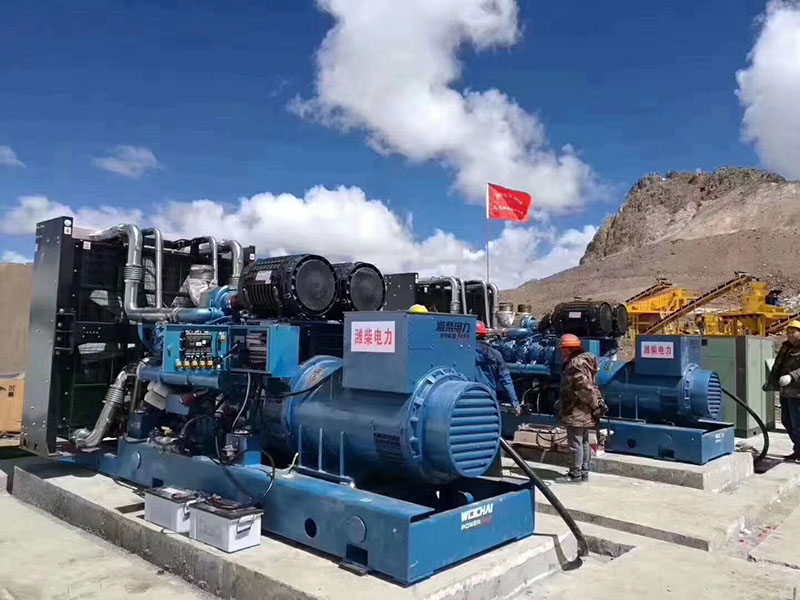 濰柴12M33發動機組配套我公司散熱器，在5300M海拔高原地區性能優良